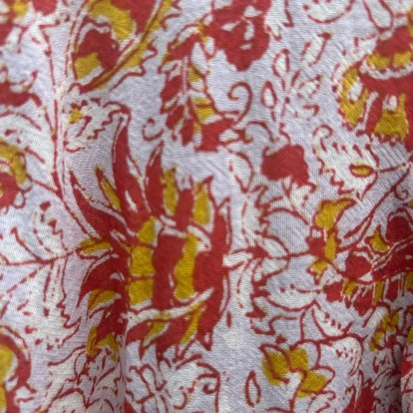 NEW Lucky Brand Maxi Dress Women XL Floral 100% Cotton Wrap Dress Cottagecore - Picture 11 of 13